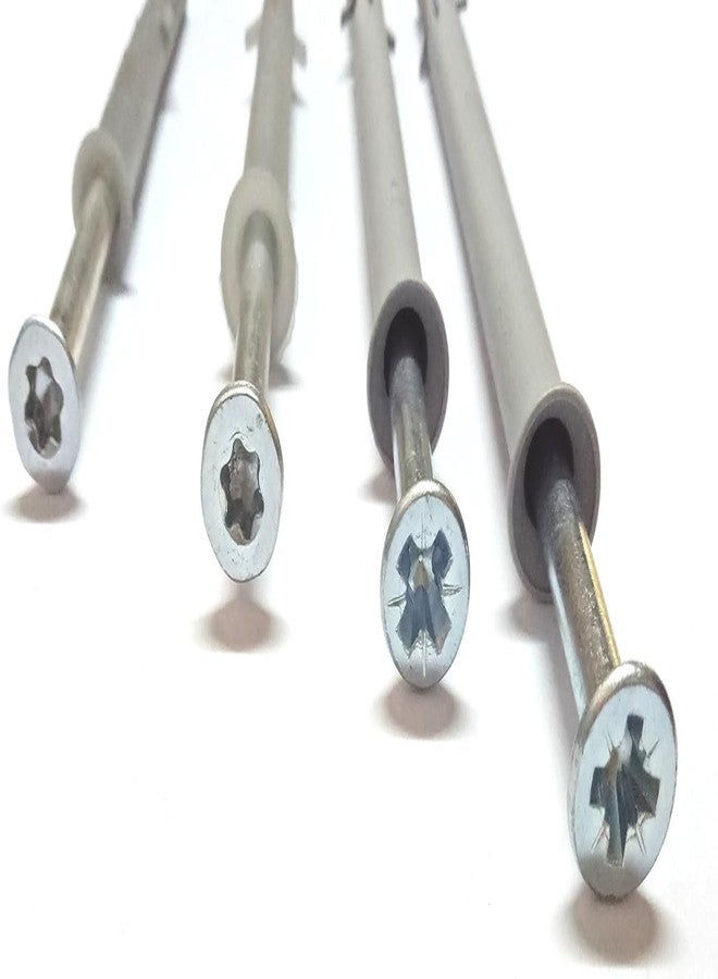 TUNIR Nylon Frame Fixing Anchor with Screw Wall Plug Size 8x100 MM Set of 50 Pcs - Image 1