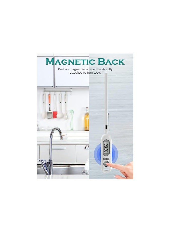 erorex Meat Thermometer, Waterproof Food Thermometer, Instant Read Digital Cooking Thermometer for Kitchen Cooking BBQ Sugar Jam Water Meat Milk - Image 3