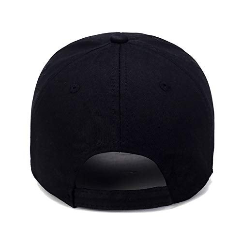 Handcuffs Unisex Baseball Caps Cotton Plain Adjustable Caps Lightweight Stylish Casual Sports Travel Mens Gifts Rakhi Gift (Black) - Image 3