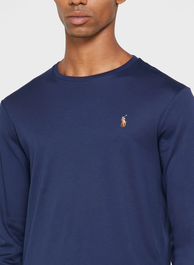 POLO RALPH LAUREN Long Sleeve Crew Neck T-Shirt