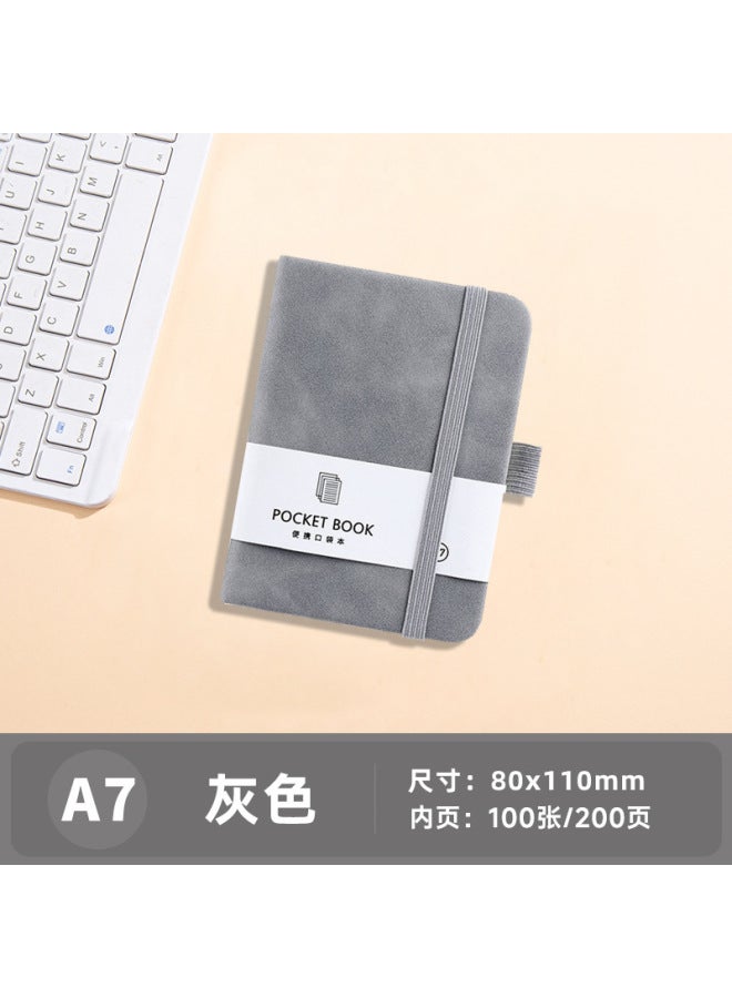 Real Notebook Customized Business Hard Cover Simple Thick Office Strap Diary Stationery Notepad - Image 1