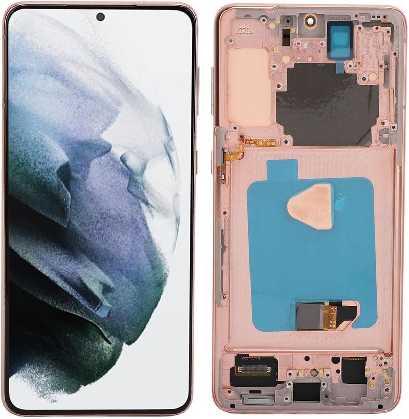 Wisoqu for S21 Plus 5G Screen Replacement OLED, 6.7 Inch Touch Screen Display Digitizer Assemblyt with Tools, for SM G996B EU International Version (Rose Gold) - Image 1
