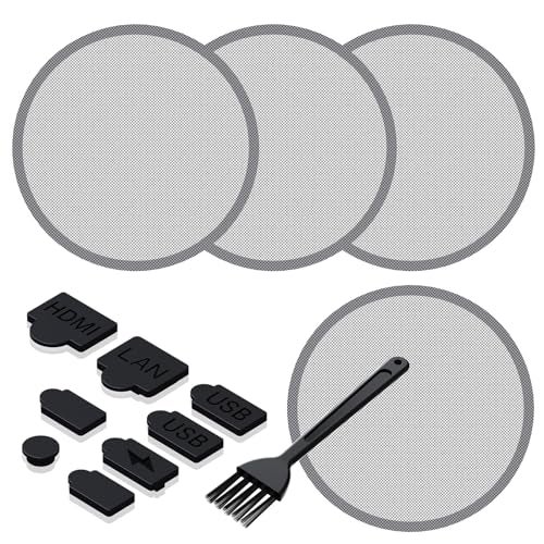 GRAUGEAR PS5 Dust Protector Kit – Mesh Fan Cover & Silicone Port Plugs – High-Density Breathable Dust Filter – Compatible with PS5 Pro, PS5 Slim, PS5 Disc & Digital Editions - Image 1
