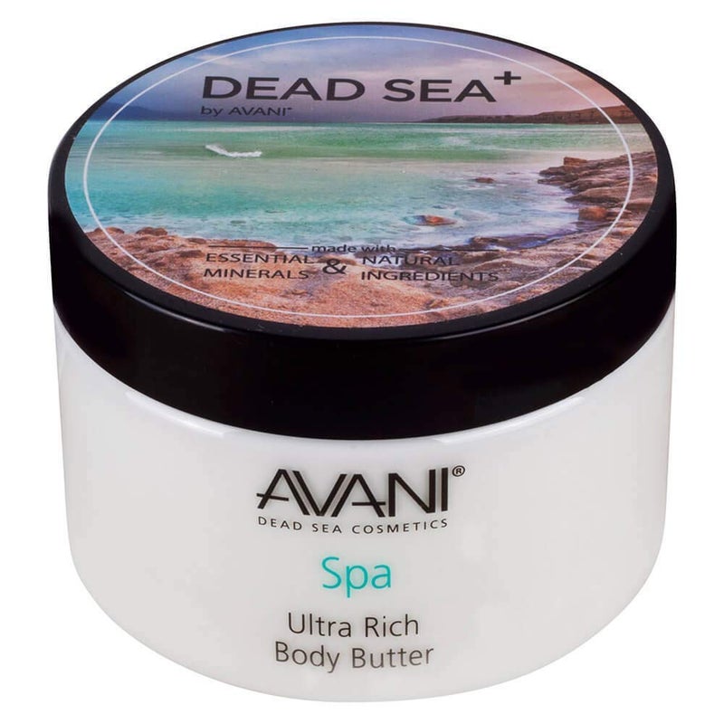 AVANI Avani Ultra Rich Body Butter-Dead Sea Salt, Aloe Vera,Vitamin E, Shea, Jojoba, Sunflower, Olive Essential Oil-for All Skin Types-Pear/Apple Fragrance