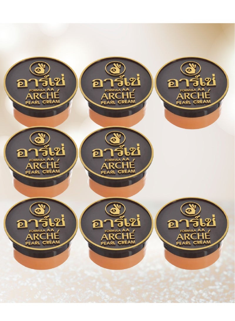 أرش 8 قطع كريم تفتيح البشرة ارشي 5 غرام 3 قي 1 ذو خصائص متعددة منها تغطية البقع السوداء في الوجة حماية من اشعة الشمس تنعيم البشرة كريم قبل المكياج - Image 1