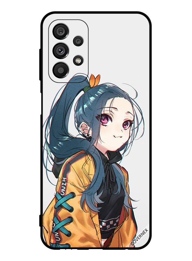 Covernex Protective Case Cover For Samsung Galaxy A23 5G Cute Girl Feeling Cold - Image 1