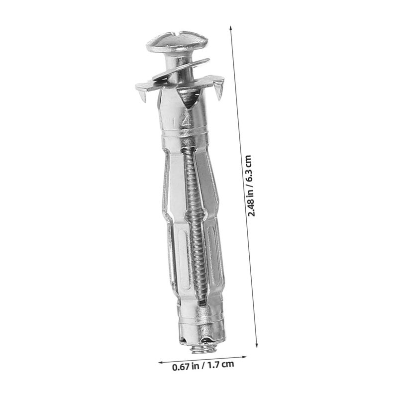 25 قطعة من مسامير تثبيت الجبس المجلفنة الثقيلة لربط الجدران المجوفة - Image 5