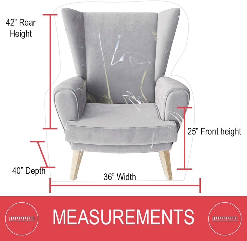 LAMINET Armchair/Recliner Cover - Clear - Image 3