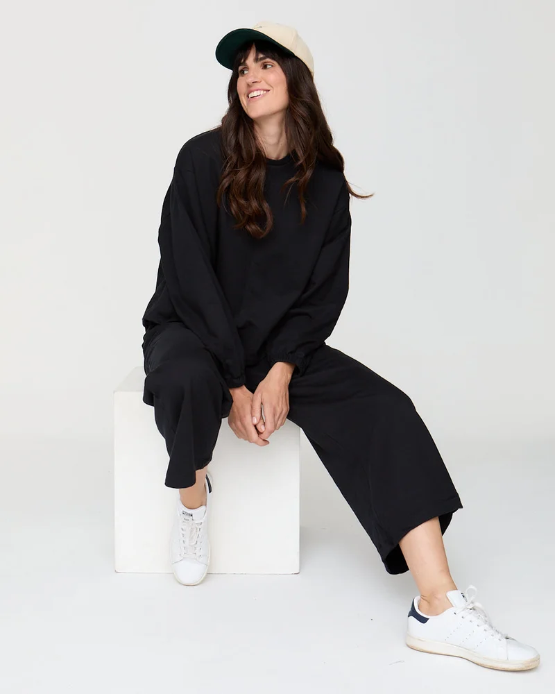 ترتلدوف لندن Noor Black Wide Leg Trousers