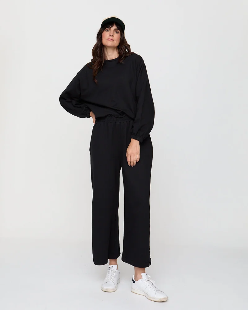 ترتلدوف لندن Noor Black Wide Leg Trousers
