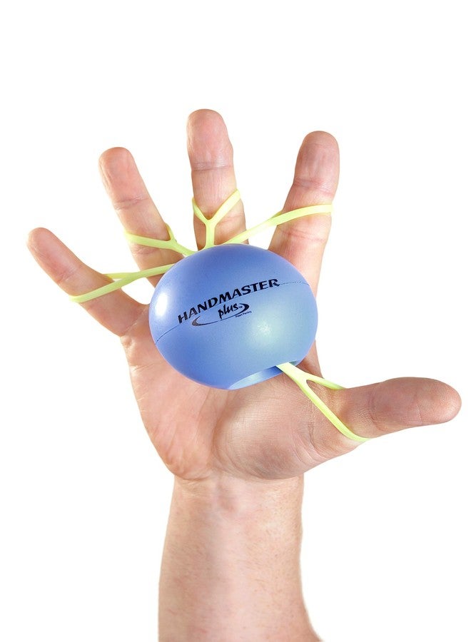 Handmaster Plus Physical Therapy Hand Exerciser - Forearm Exerciser with Stress Relief Ball - Hand Therapy Balls for Exercise, Training - Finger Exerciser & Strengthener - Soft Tension, Purple - Image 3
