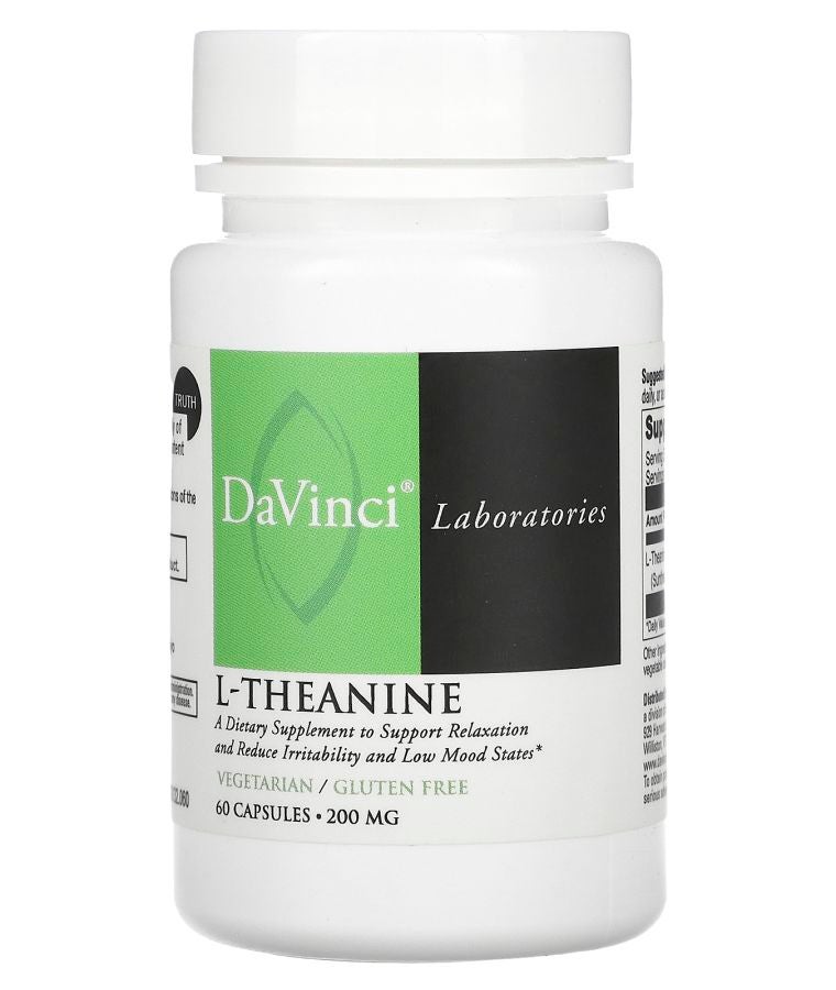 DaVinci Laboratories L-Theanine  200 mg  60 Capsules