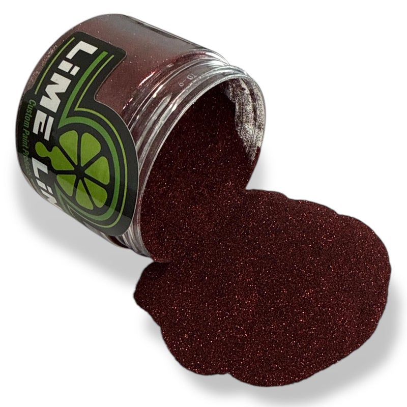 LiME LiNE Sprayable Metal Flake Paint Additive Solvent Resistant Glitter for Automotive Custom Painting Brandywine - Image 2