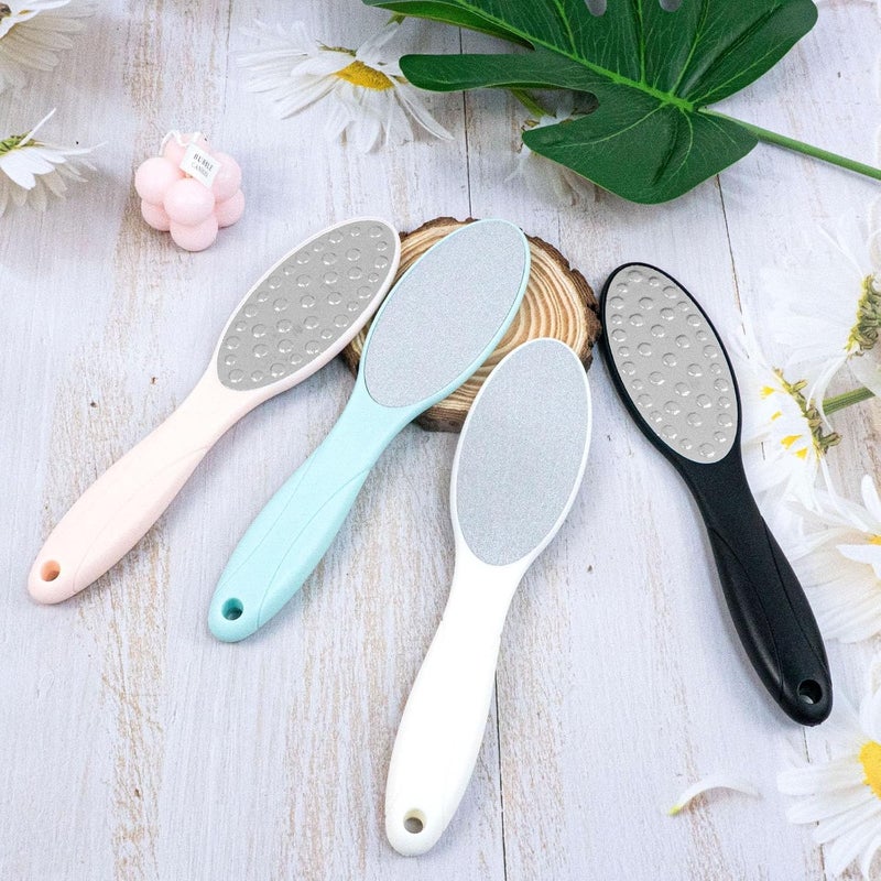 Foot File Dead Hard Skin Remover – Pedicure Rasp Cracked Heels, Double Side Professional Callus Removal for Feet, Stainless Steel Foot Scraper for Feet Care-MULTICOLOR - Image 4