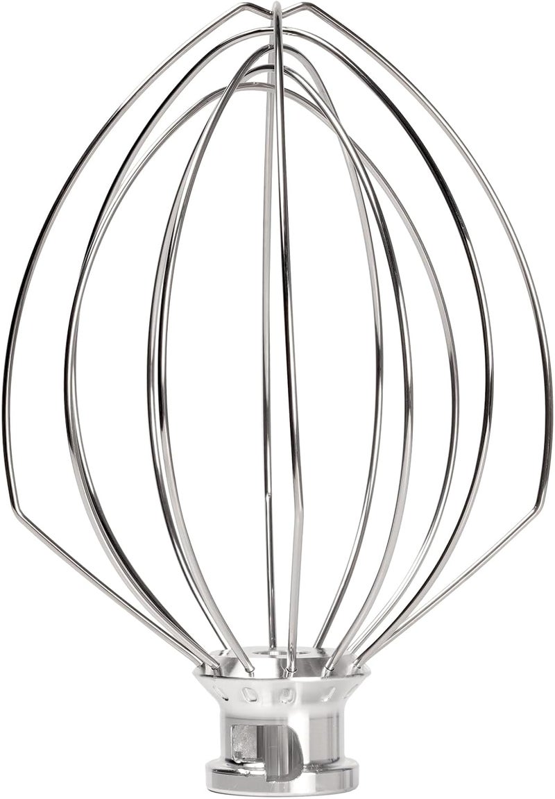 Moloudan Wire Whip Attachment for KitchenAid 5 Quart Bowl-Lift Stand Mixer, K5AWW Replacement 6-Wire Whip, Egg Cream Stirrer, Cake Mayonnaise Whisk - Image 1