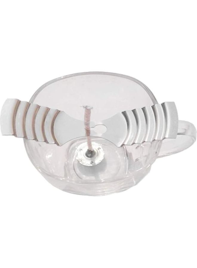 NIBEMINENT 8-Pieces Metal Candle Wick Centering Devices Silver One Size - Image 5