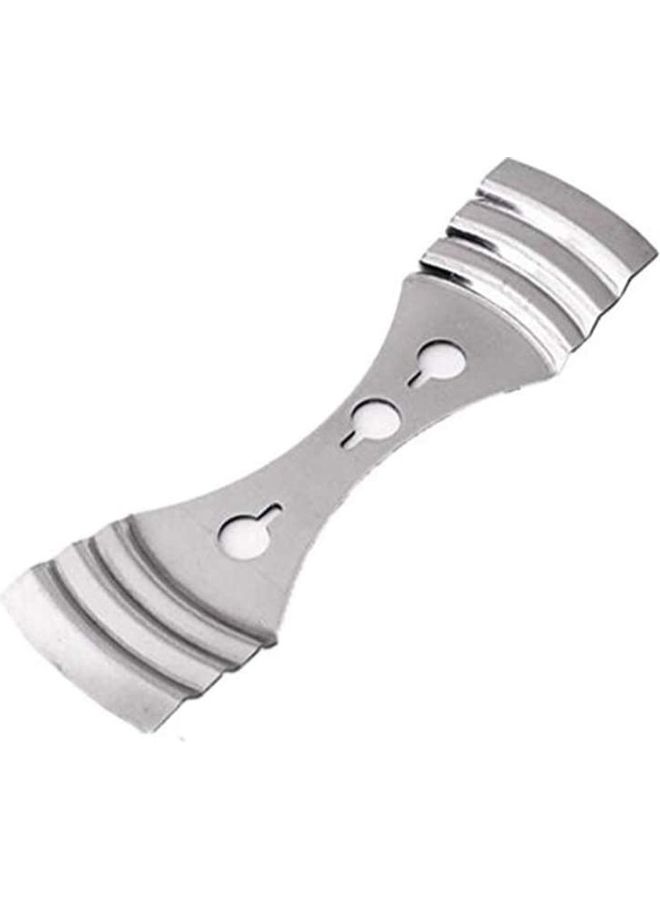 NIBEMINENT 8-Pieces Metal Candle Wick Centering Devices Silver One Size - Image 4