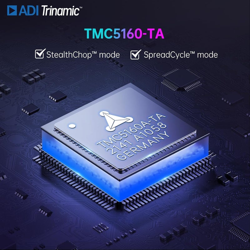 BigTreeTech TMC5160T Plus V1.0 Stepper Motor Driver 8V-60V StepStick SPI Silent High Speed Printing for Marlin/Klipper/RRF Firmware Manta M8P V2.0/V1.0, Octopus Pro Control Board (Without Case) - Image 5