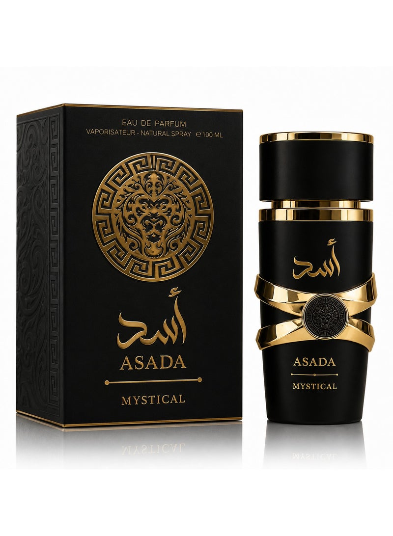 ميستيكال عطر أسدا بلاك أو دو بارفيوم 100 مل | عطر شرقي خشبي فاخر طويل الثبات | عطر راقٍ للاستخدام اليومي والمناسبات - Image 1