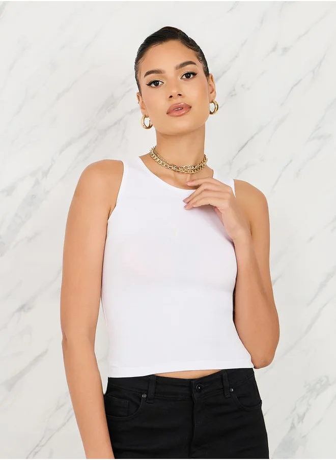 Styli Pack of 2 - Cotton Lycra Sleeveless Tank