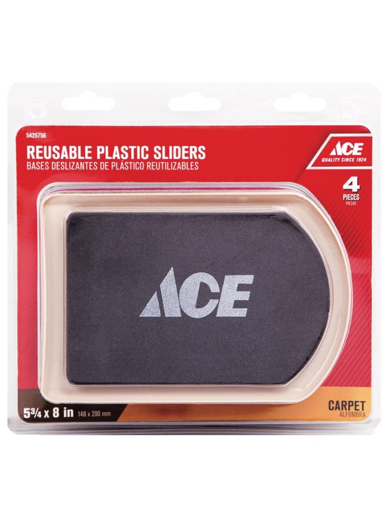 Ace Reusable Plastic Sliders 14.8 X 20cm 4 Pieces