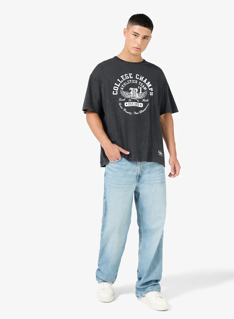BRAVE SOUL  Oversized T-Shirt for Men | Best Price UAE