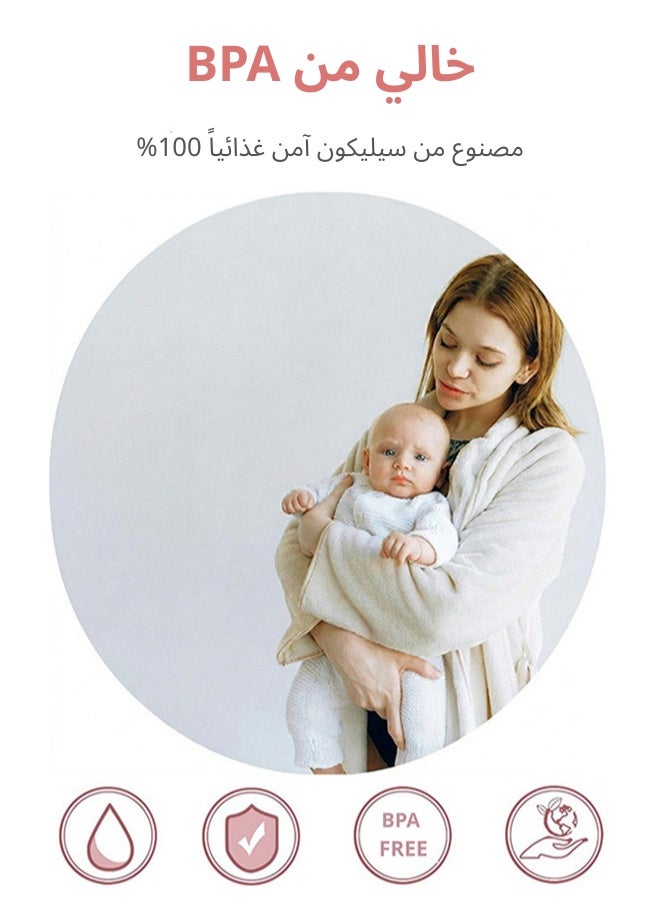 ملحقات استبدال M5 | M6 | M9 - حشوا 13 ملم تناسب درع 24 ملم - متوافقة مع مضخة مومكوزي - سيليكون غذائي خالي من BPA - طقم 4 قطع - Image 5