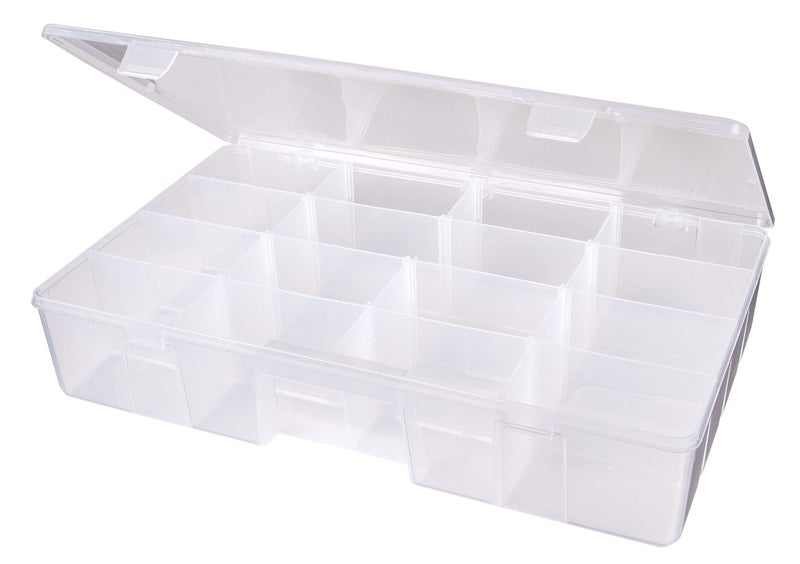 ArtBin 6980AG XL Solutions Box with Dividers, Art & Craft Organizer, [1] Plastic Storage Case, Clear - Image 4
