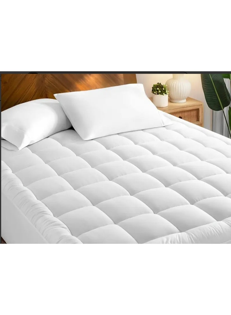 أرام لباد الغيمة الملكي ليمنحك نومة بين الغيوم من اجود خامة المايكروفايبر  الناعمة والمريحة لتمنحك نوم هادئ ارتفاع 14 سم مقاس 100*200 سم - Image 2