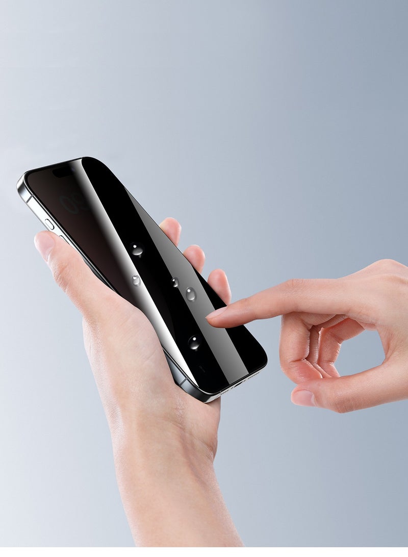 ديفيا حماية شاشة  ايفون 16برو لقافه  من ديفيا يضمن لك حماية الشاشة من الخدوش والصدمات مع الحفاظ على خصوصيتك الشخصية. بفضل الزجاج المقوى مرتين ويدعم التعرف السريع على بصمة الاصبع - Image 5