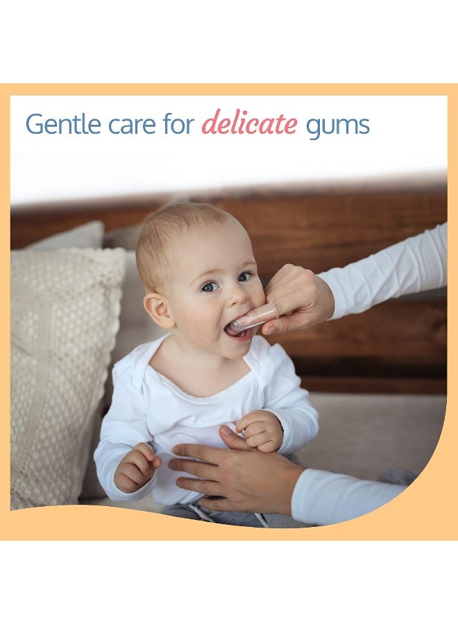 لوفلاب فرشاة أسنان لوف لاب بيبي من السيليكون مع حافظة لسهولة التنظيف والتدليك وتهدئة اللثة ونظافة الفم - Image 5