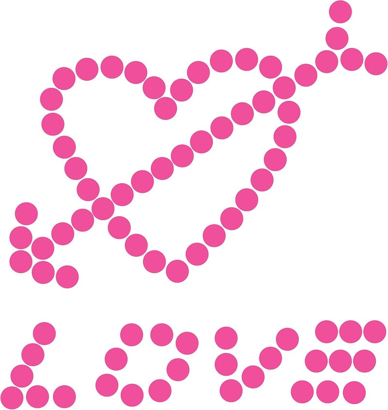 PARLAIM 1050 3/4" Round Color Coding Circle Dot Label Stickers, 15 Sheets, 0.75 inch Fluorescent Pink - Image 3