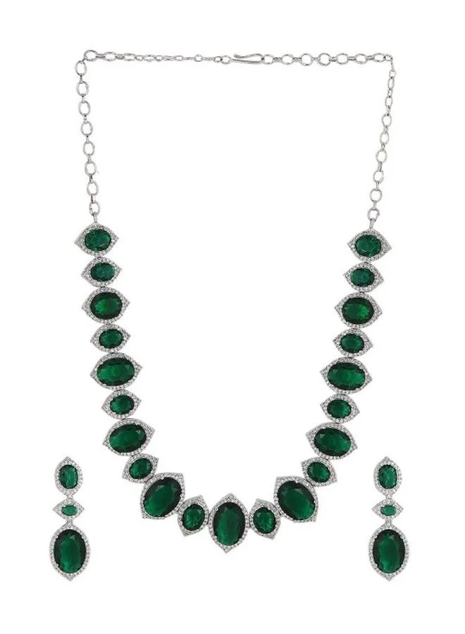 Priyaasi Plated Contemporary Beaded Studs Earrings
