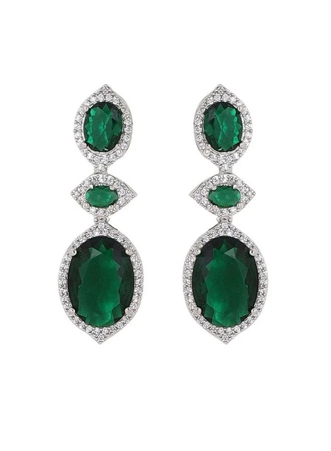 Priyaasi Plated Contemporary Beaded Studs Earrings