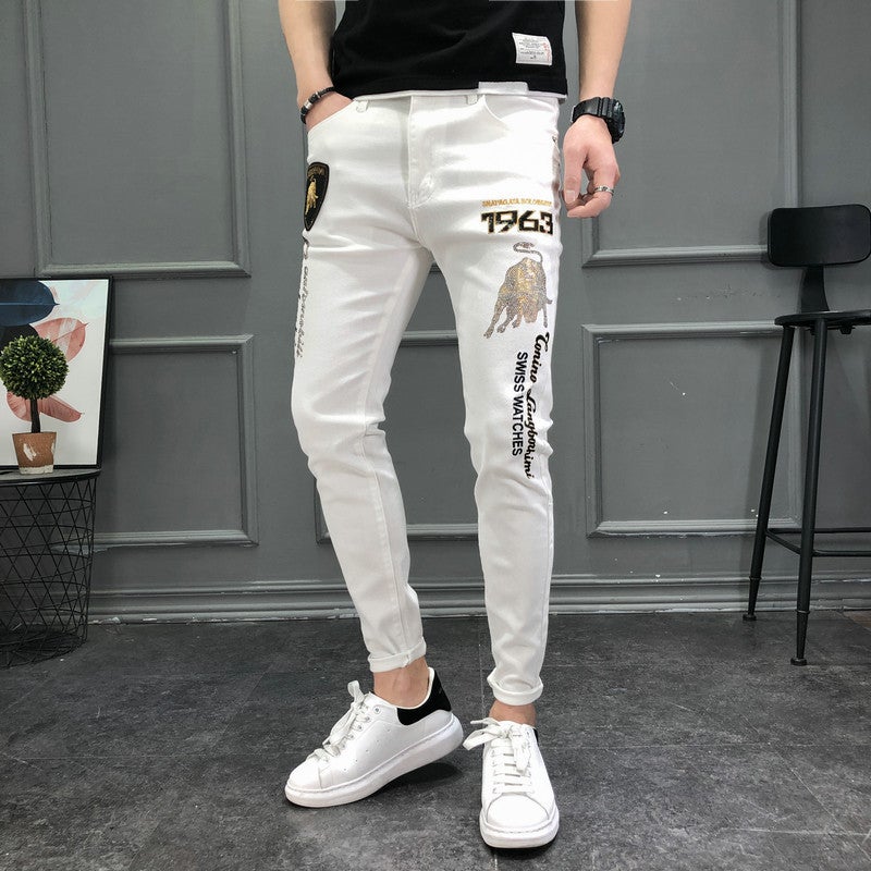 Unisex Classic Denim Jeans Loose Fit Daily Outdoor Wear - Image 1