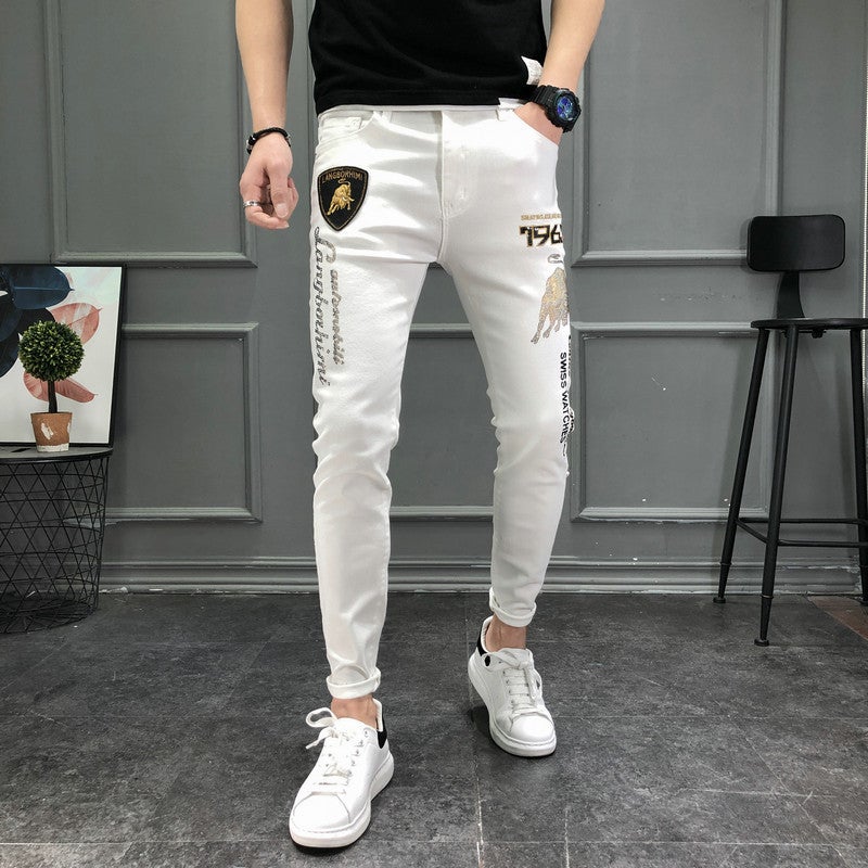 Unisex Classic Denim Jeans Loose Fit Daily Outdoor Wear - Image 4