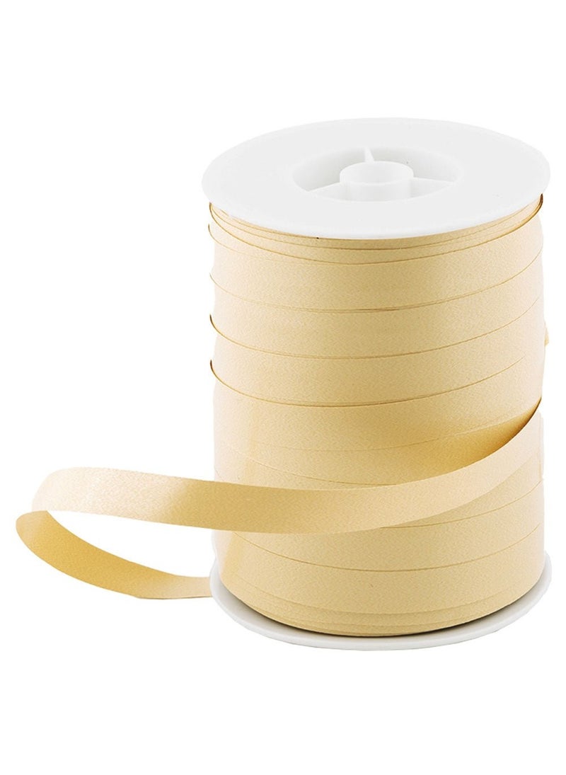 زينة حفلات بلاستيكية من خيوط البالونات باللون البيج، 10 مم، 250 متر