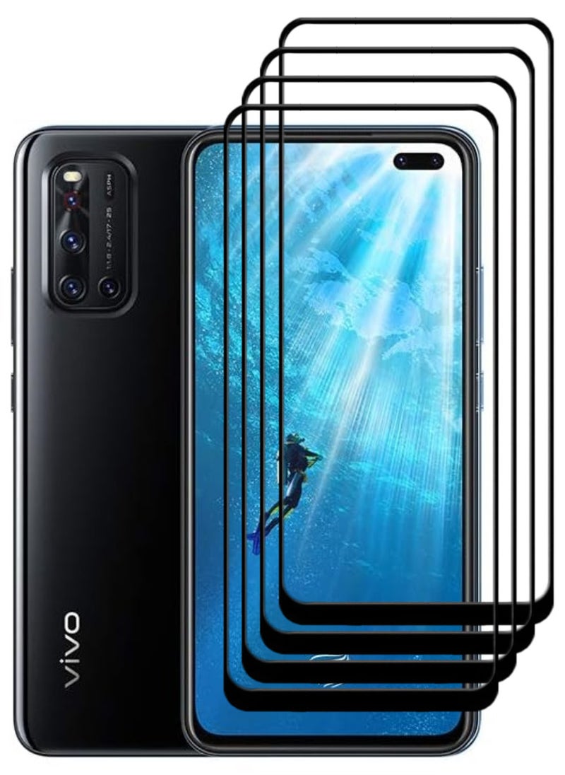 ACLIX 5 Pieces Antistatic ESD Dustproof Premium Quality High Definition Tempered Glass Screen Protector Designed For vivo V19 - Image 1