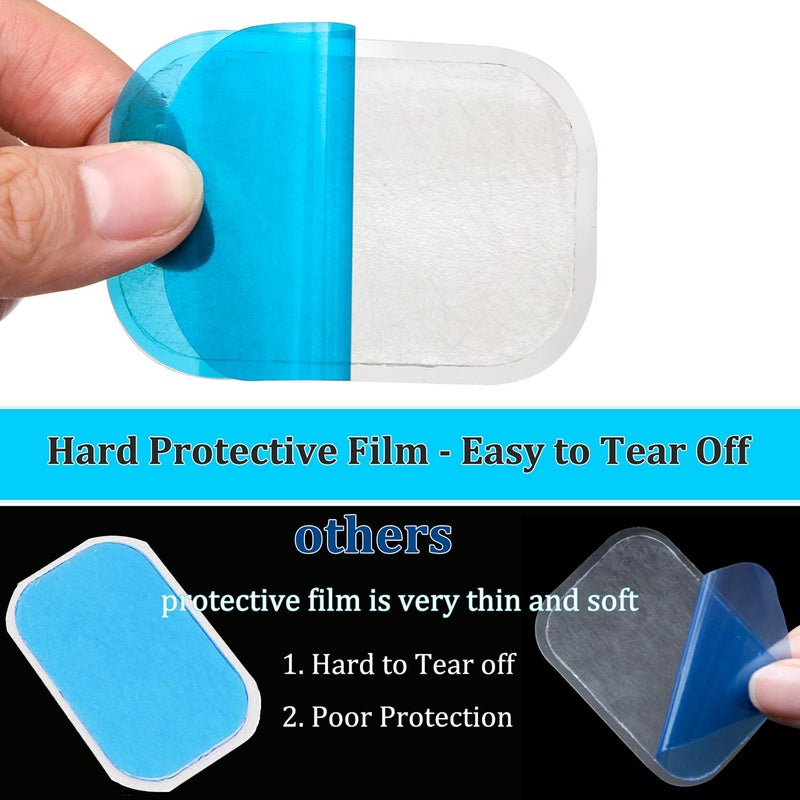 KASBEE ABS Gel Pads, 50PCS Muscle Stimulator Pads Replacement for Ultimate Muscle EMS Toner Abdominal Belt Belly Thigh Flab Arm Leg Waist Workout Trainer Machine - Image 3