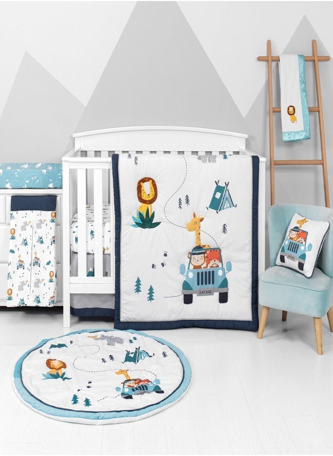 Bellanina Charming 4 Piece Baby Bedding Set Digital Print Comforter, Crib Sheet, Skirt & Bumper in Polyester - pzsku/Z9448259F845EA7B27FB3Z/45/_/1728488017/10799490-6ddf-488e-b47f-68256ca4dda9