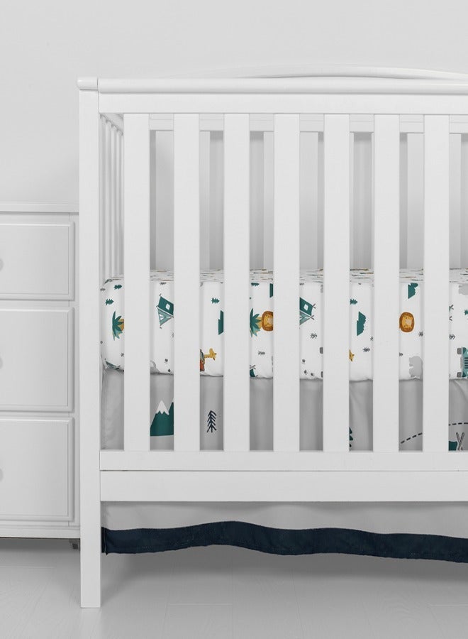 بيلانينا مجموعة أغطية سرير الأطفال الجذابة ٤ قطع من بيلانينا – لحاف مطبوع رقمي، ملاءة سرير، غطاء سرير، وحاجز سرير من  بوليستر - Image 4