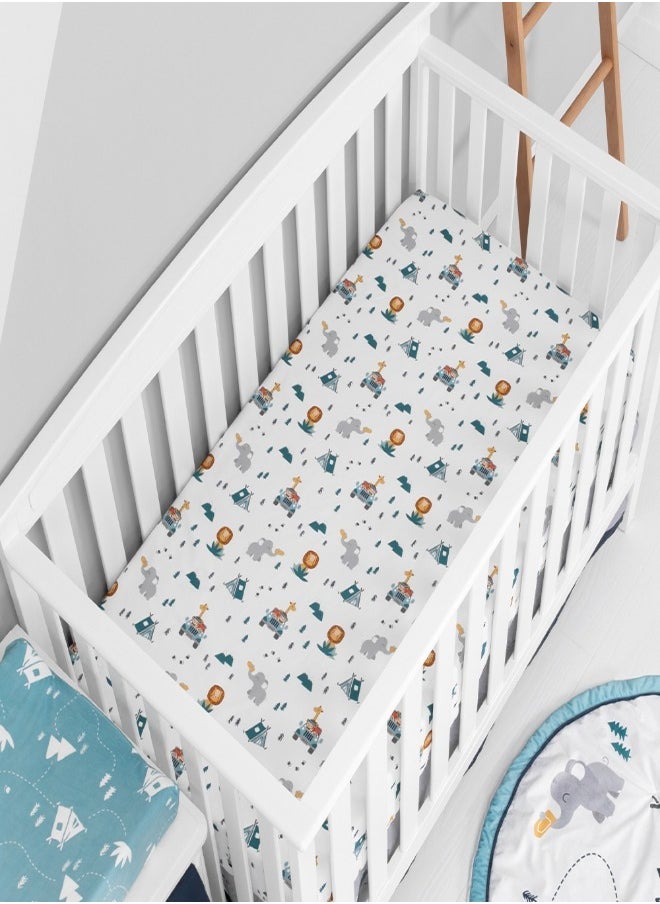 Bellanina Charming 4 Piece Baby Bedding Set Digital Print Comforter, Crib Sheet, Skirt & Bumper in Polyester - pzsku/Z9448259F845EA7B27FB3Z/45/_/1728488023/1d7cc00f-149a-4164-9c97-ae3622a30356