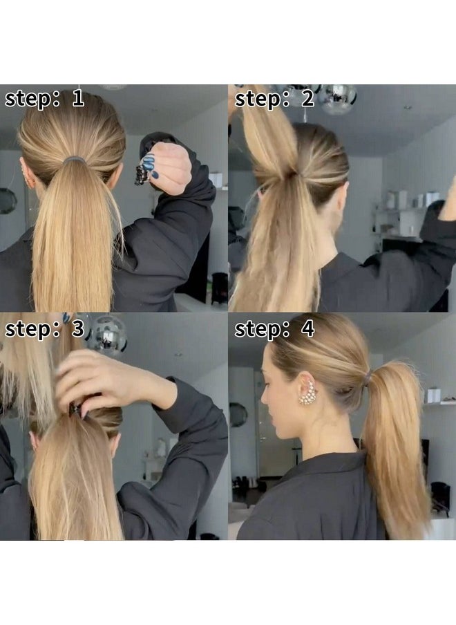 FRDTLUTHW - FRDTLUTHW 1.55Inch Double Layer Small Hair Clips for Women Thick Thin Hair, Medium Hair Claw Clips for High Ponytail(Pack of 8, 4Colors) - Image 1