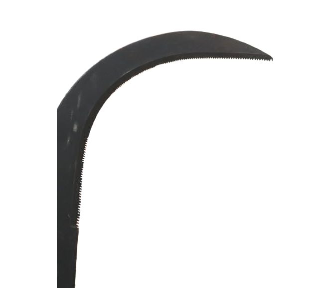 FTE منشار تقليم منحني ثقيل الوزن أداة قوية للمزارع لقص العشب بأسنان حادة (مقبض خشبي) - Image 3