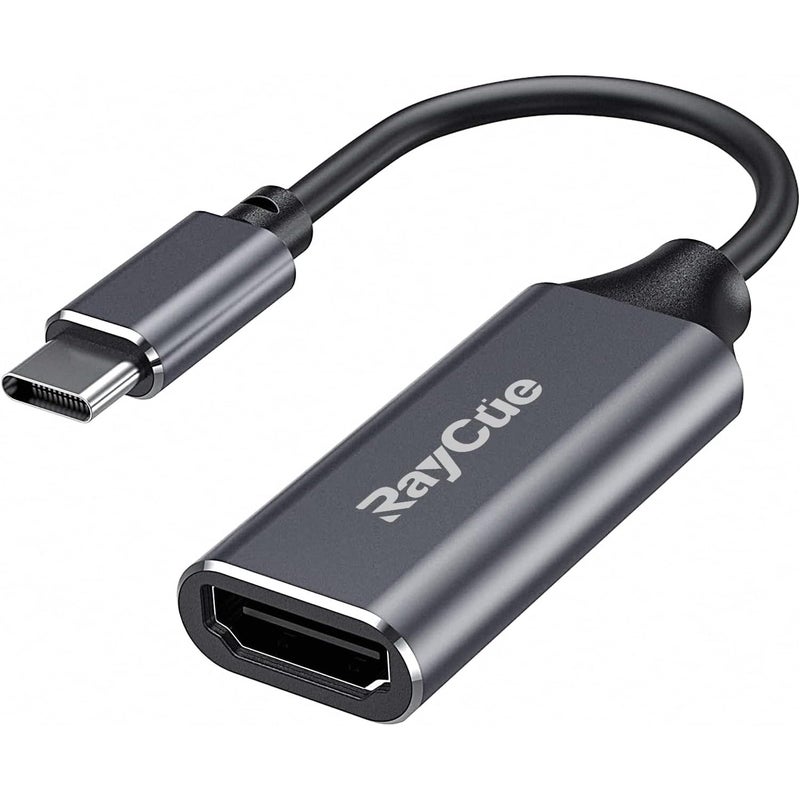 For RayCue USB-C to HDMI Adapter – 4K Ultra HD Type-C to HDMI Converter, Thunderbolt 3/4 Compatible for MacBook, iPhone 15 Pro/Max, iPad Pro/Air, Samsung Galaxy, Surface & More - Image 1
