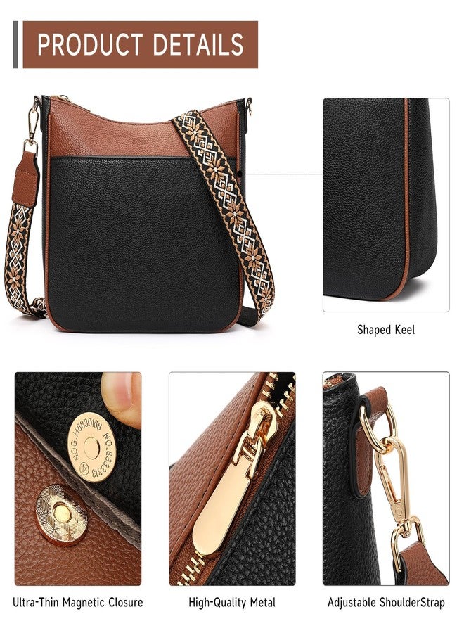 FALAN MULE Leather Crossbody Bags for Women Trendy Hobo Purses Shoulder Handbags - Image 5