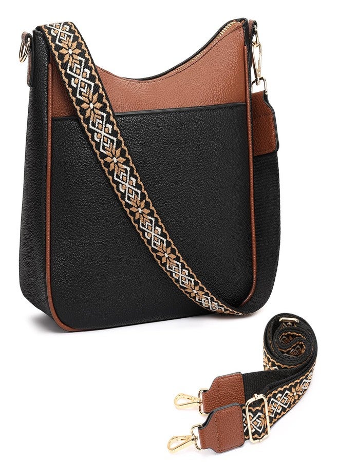 FALAN MULE Leather Crossbody Bags for Women Trendy Hobo Purses Shoulder Handbags - Image 2