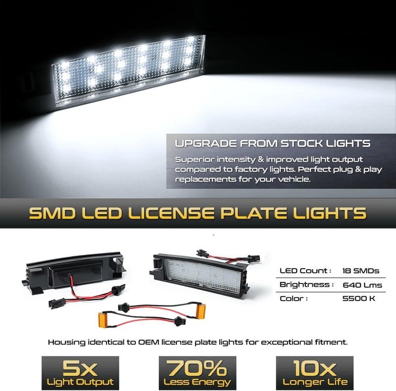 DEMULAX LED License Plate Light for Toyota Models - Image 3