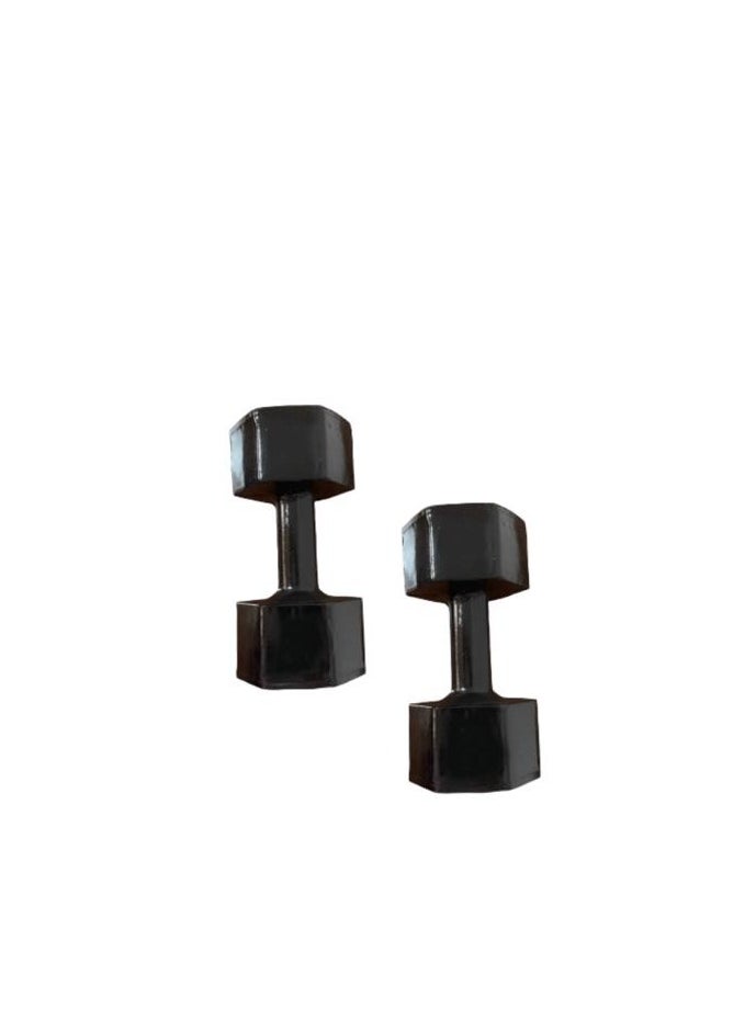 Hulk HULK Dumbbell Set 3KG - Solid Shiny Rubber (2 Pieces)  - Image 4