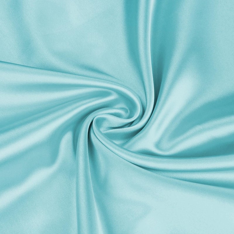 BEDELITE Treated anti-rust metal Satin Body Pillow Cover, Super Soft and Cooling Body Pillow Pillowcase for Hair and Skin, Breathable Silky Full Long Pillowcase Cover(20"x54", Blue) Non sticky surface - Image 3